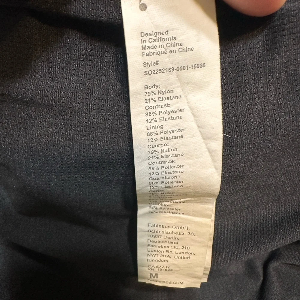 Fabletics Black Performance Shorts. - Picture 6 of 13